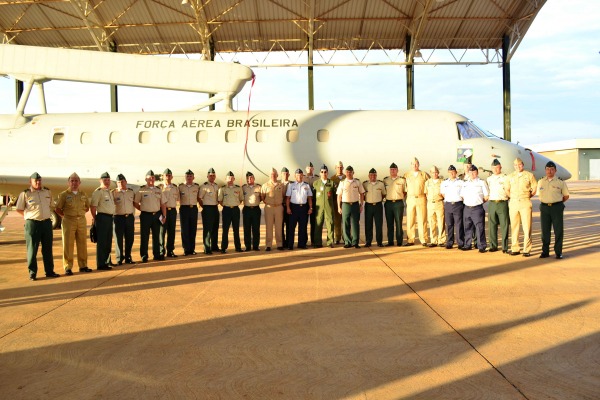 Militares da Colômbia também visitaram Esquadrão Guardião