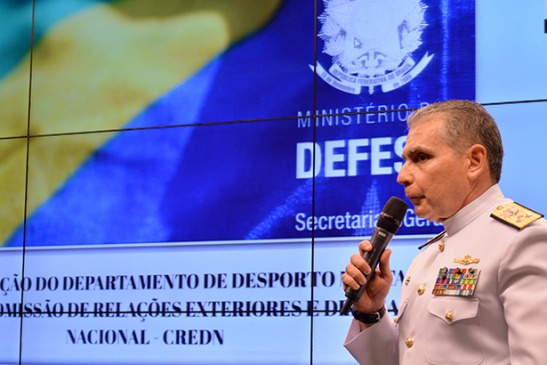 Diretor do Departamento de Desporto Militar, Almirante Paulo Zuccaro