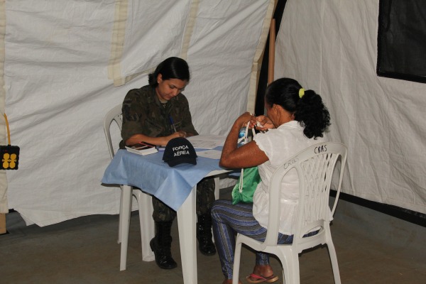 A ação social ocorreu durante a Operação Amazônia