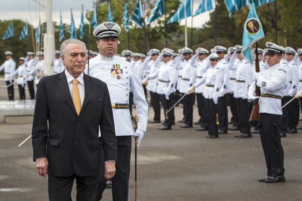 Michel Temer presidiu a cerimônia