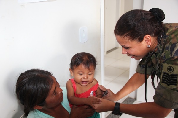 Foram realizados 46 atendimentos médicos e 23 atendimentos odontológicos