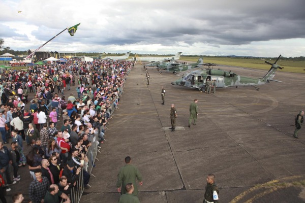 Em 2015, a Base Aérea de Canoas recebeu 40 mil visitantes