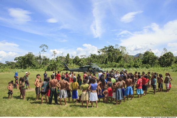 Em 2015, FAB deu apoio com helicóptero Black Hawk