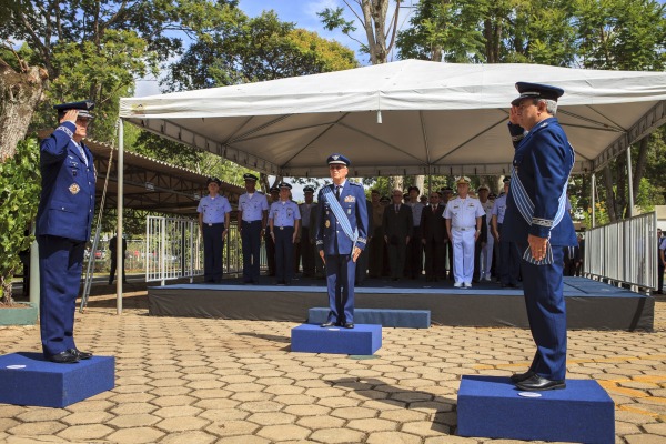 Durante a solenidade, Tenente-Brigadeiro Machado assumiu a presidência do Comitê e o comando do COMDABRA