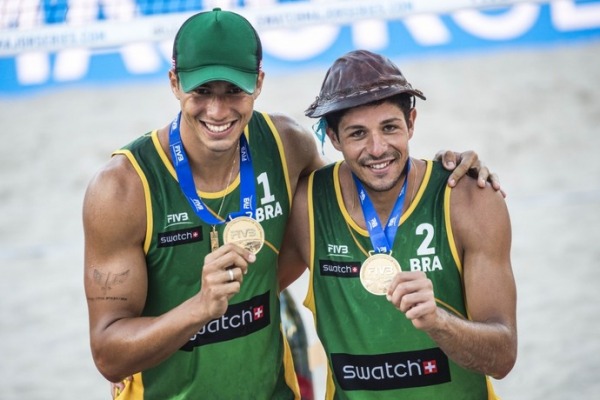 Sargento Saymon Barbosa participou da primeira etapa do Circuito Mundial de Vôlei de Praia