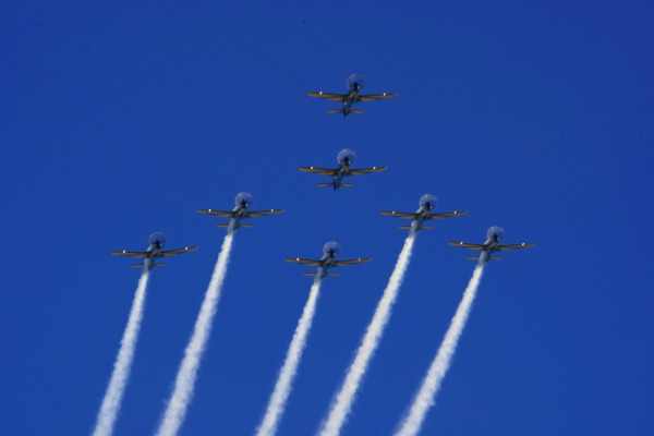 Esquadrilha realizou mais de 50 manobras