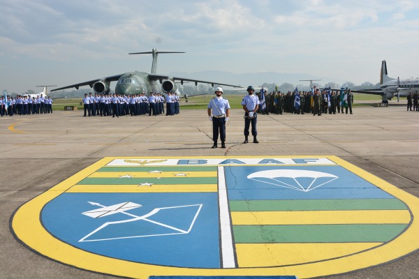 A solenidade ocorreu na Base Aérea dos Afonsos