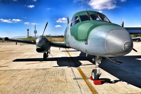 Aeronave C-95 Bandeirante foi empregada no transporte de órgãos