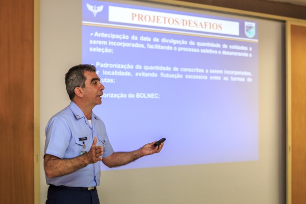 Coronel Almir, Chefe da Subdiretoria Interina do Serviço Militar (SDSM)