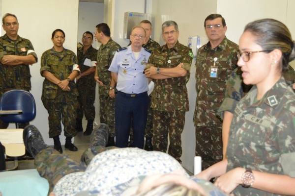 Militares realizaram curso com simulação de situação real de emergência