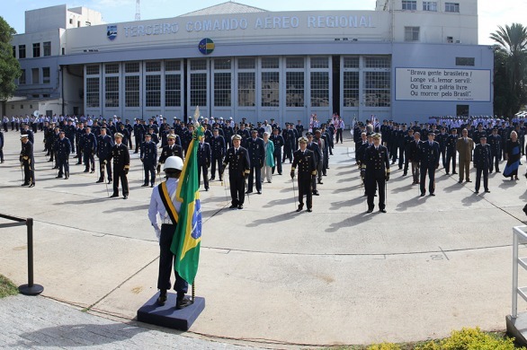 Cerimônia no III COMAR, no Rio de Janeiro (RJ)