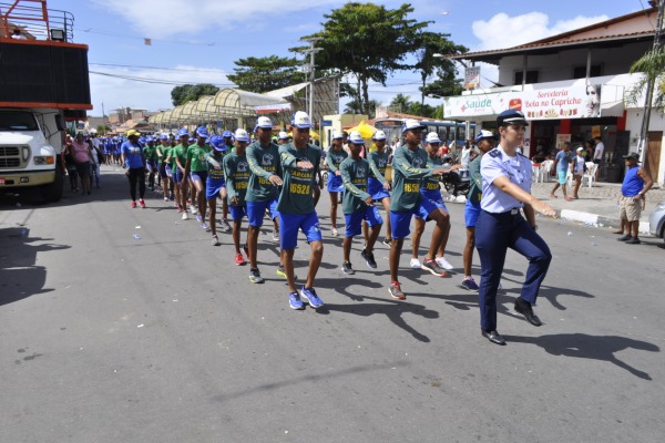 A Banda de Música da Ala 14 também participou do desfile