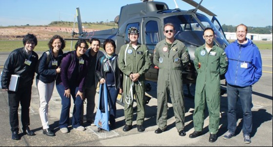 Equipe da FAB, do EB e do Hospital Albert Einstein envolvida na pesquisa