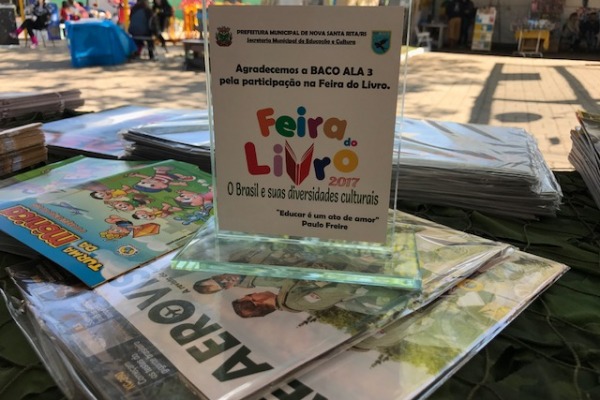 Homenagem à participação da Ala 3 na Feira do Livro