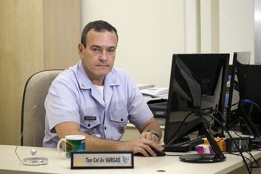 Tenente-Coronel Vargas, do DECEA/Foto: Sgt Johnson Barros