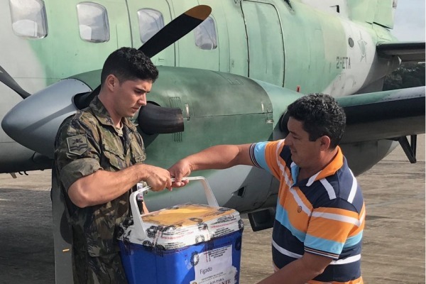 Ministro da Saúde ressaltou o apoio da FAB no transporte de órgãos