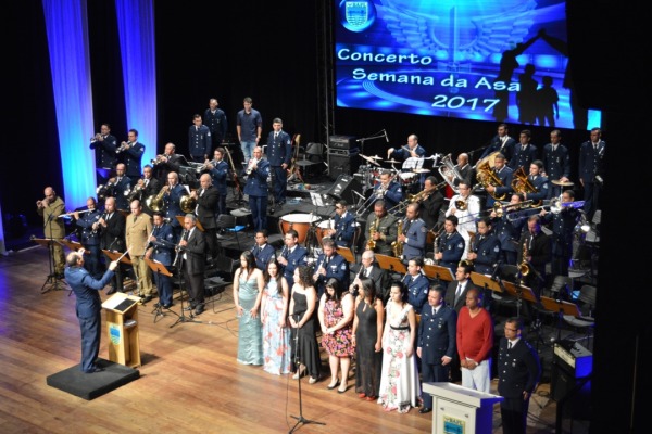 O concerto apresentou músicas de autores locais, nacionais e internacionais