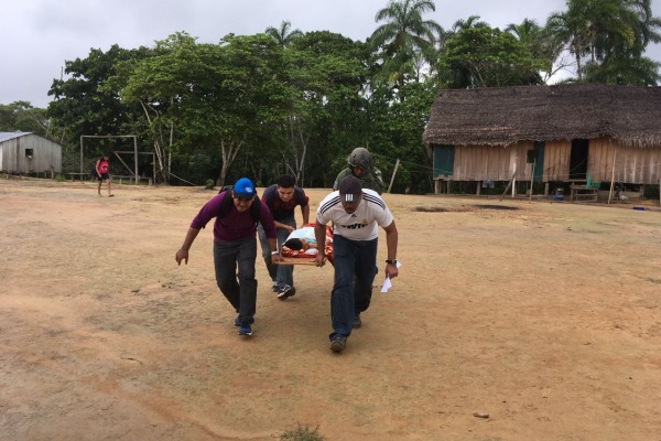 Esquadrão Harpia buscou criança na aldeia Nova Esperança