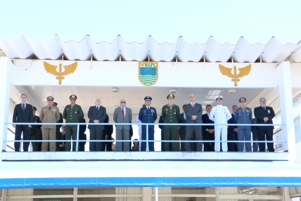 A cerimônia foi presidida pelo Comandante da BAFL