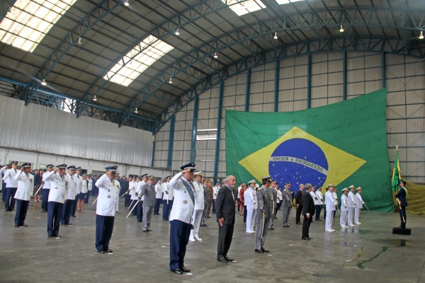 A solenidade na Ala 11 foi presidida pelo Diretor-Geral do DECEA