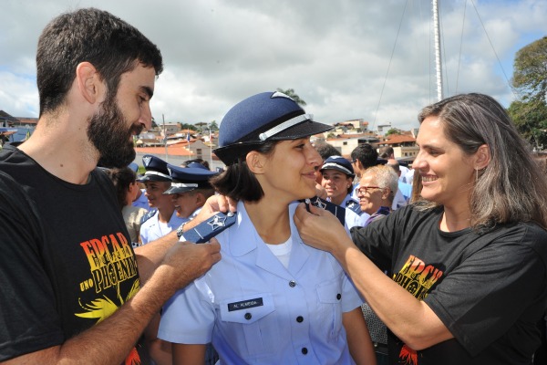 Cerimônia marca o fim do período de adaptação dos alunos da Escola Preparatória de Cadetes do Ar à carreira militar