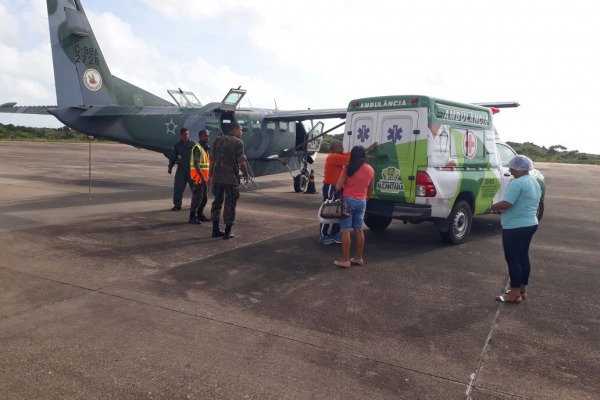 O transporte foi realizado pela aeronave do 1° ETA 