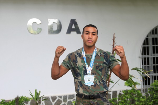 Soldado conquista medalha de 2° lugar na Taça Guanabara