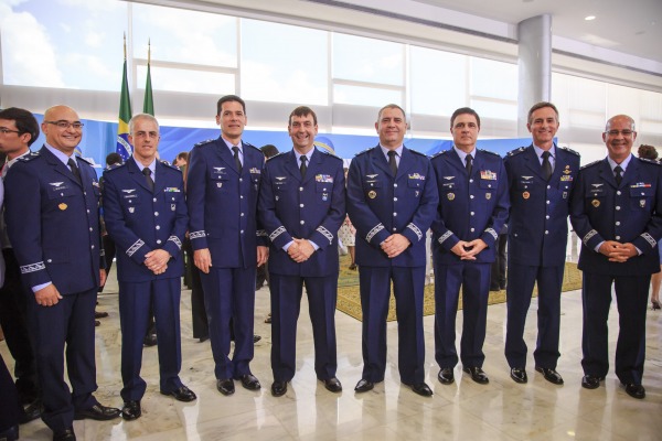 Brigadeiros se apresentaram ao Presidente da República