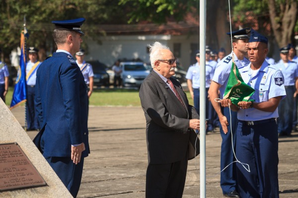 Veterano de guerra, Major João Rodrigues, no Preito aos Jambocks