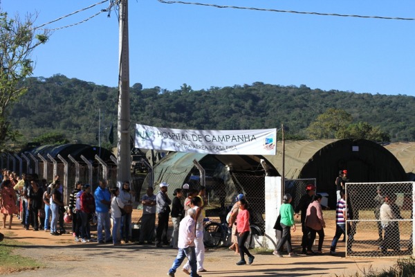 Hospital de Campanha foi montado em Pedro Leopoldo