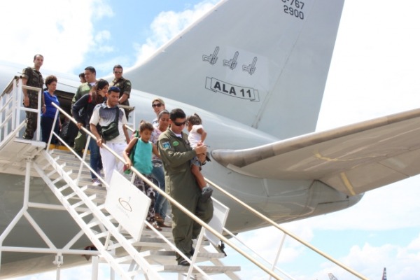 Mais de 150 venezuelanos desembarcaram na capital do Amazonas e quase 70 em São Paulo 