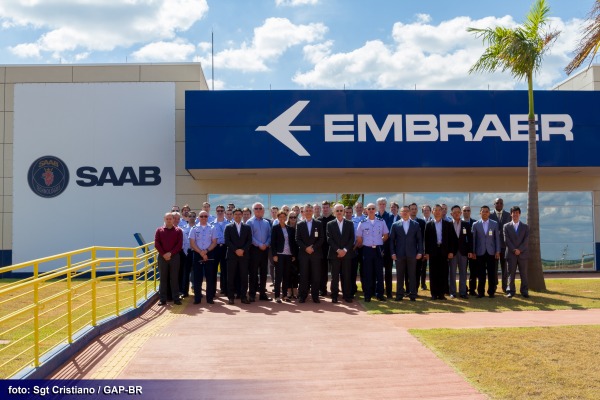 O grupo se reuniu em Brasília e compartilhou experiências logísticas e operacionais do Gripen