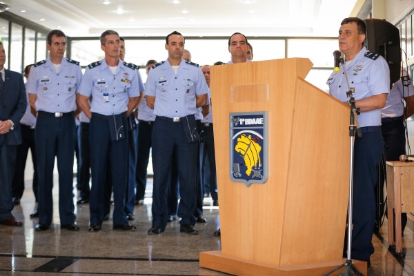 Comandante da 1ª BDAAE falou aos convidados