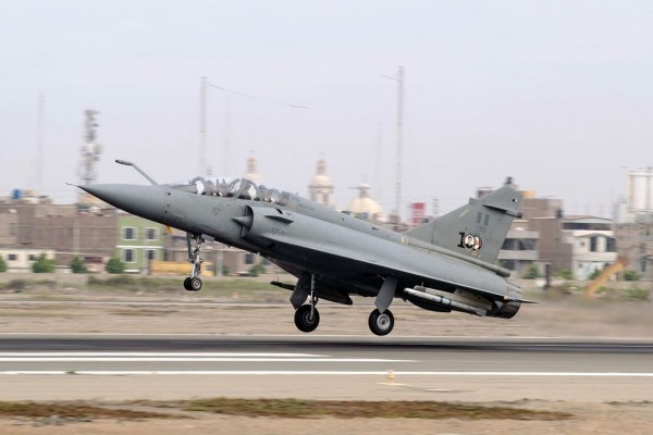 Caça Mirage 2000, do Peru