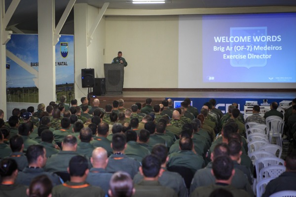 Diretor do Exercício deu as boas vindas aos participantes