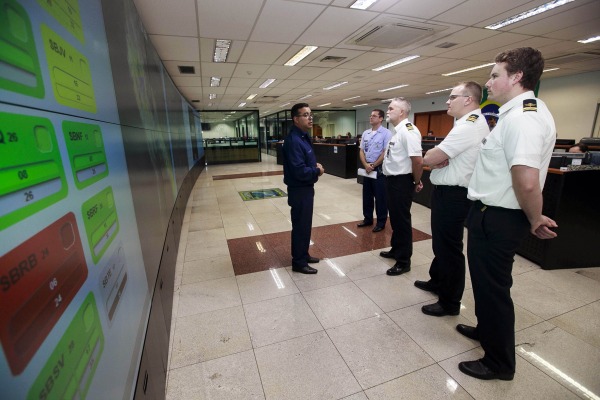 Visita ao Salão Operacional do CGNA