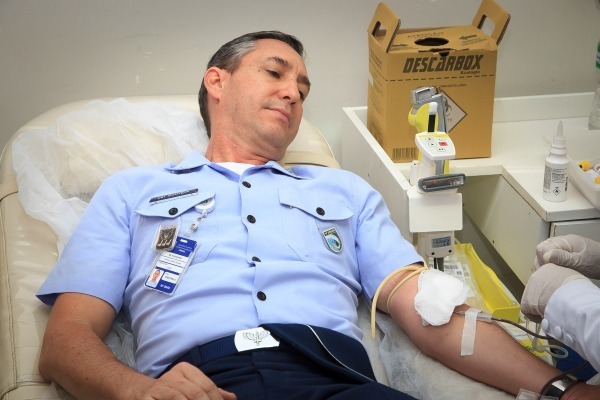 Doação de sangue acontece mensalmente