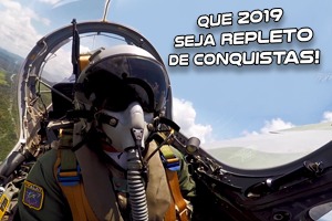 Veja o vídeo preparado pela Força Aérea Brasileira para celebrar a chegada do ano novo