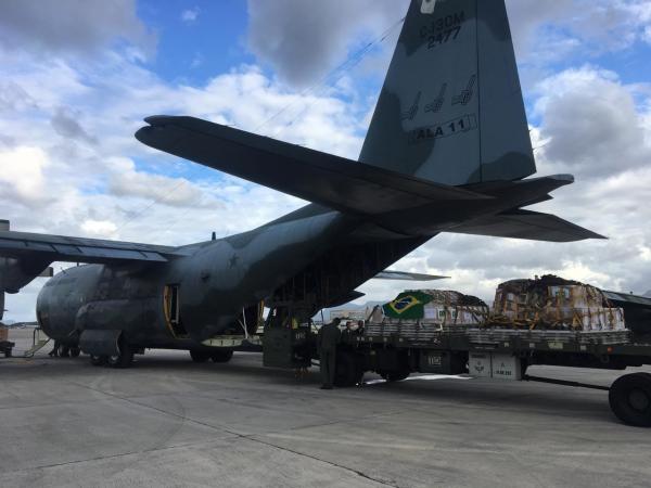 Os aviões também levam equipes da Força Nacional e Bombeiros de Minas Gerais