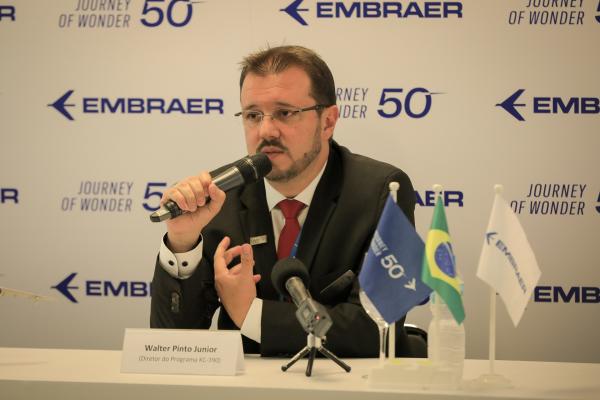 Em coletiva de imprensa na LAAD 2019, diretor do projeto na EMBRAER falou sobre panorama da reta final da produção do avião