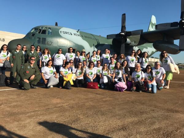 A 19ª edição do mutirão social Voluntários do Sertão conta com o apoio de duas aeronaves da FAB