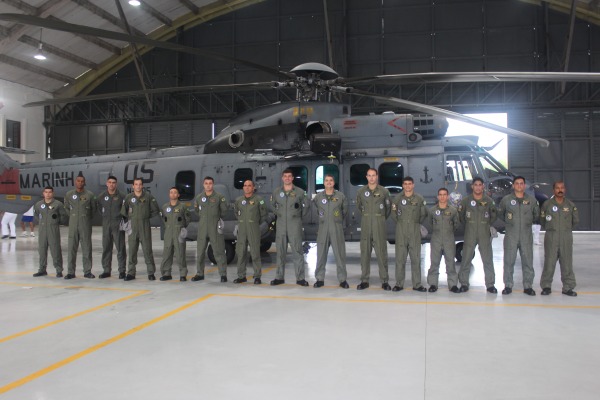 Equipe do Núcleo de Implantação do Esquadrão Aeronaval em Belém