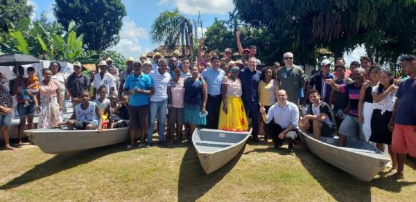 A entrega do material foi acompanhada por militares da Força Aérea Brasileira (FAB) no Maranhão (MA)