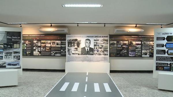 Memorial conta com paineis que contam a história da FAB na Amazônia