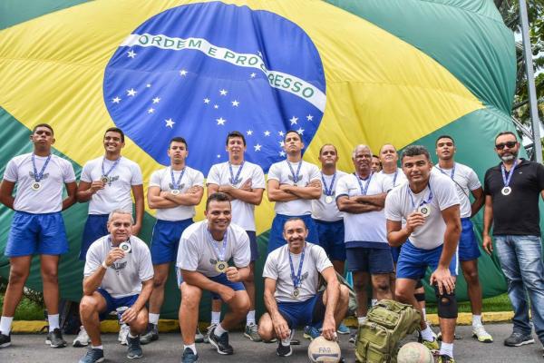 Equipe da FAB venceu a disputa de vôlei 