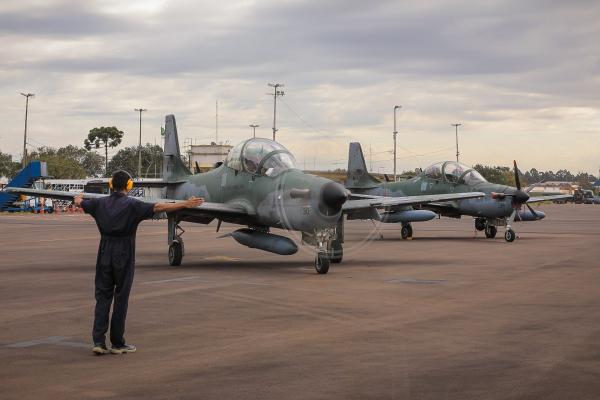 Operação reforça a vigilância no espaço aéreo sobre a região de fronteira do Brasil