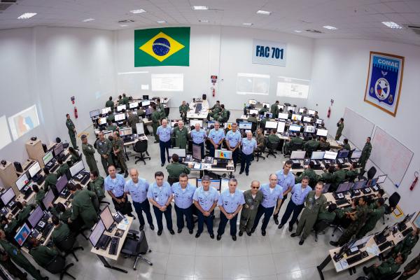 A visita ocorreu nesta quarta-feira (28), no Comando de Operações Aeroespaciais, em Brasília