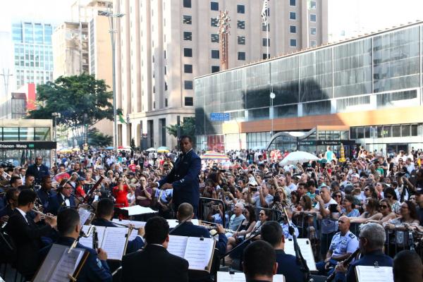 Confira também como foram as apresentações das Bandas de Música da Base Aérea de São Paulo, da Escola de Especialistas de Aeronáutica e da Ala 7