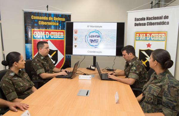 Sexta edição do Mandabyte, realizada nessa quarta-feira (13), contou com a participação de 176 militares de todo o Brasil