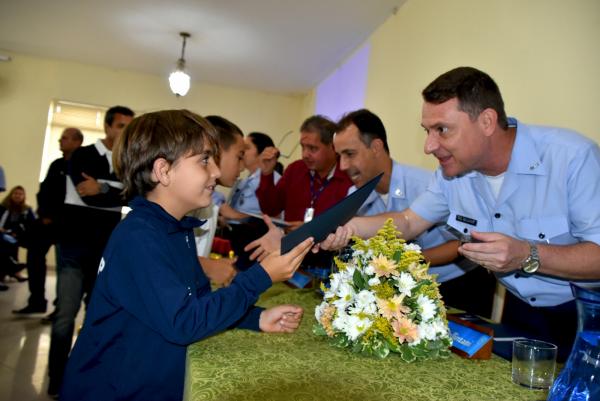 Aproximadamente 200 crianças foram atendidas durante o ano na Escola Preparatória Cadetes do Ar